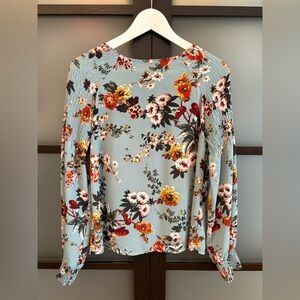 a.n.a Floral Blouse